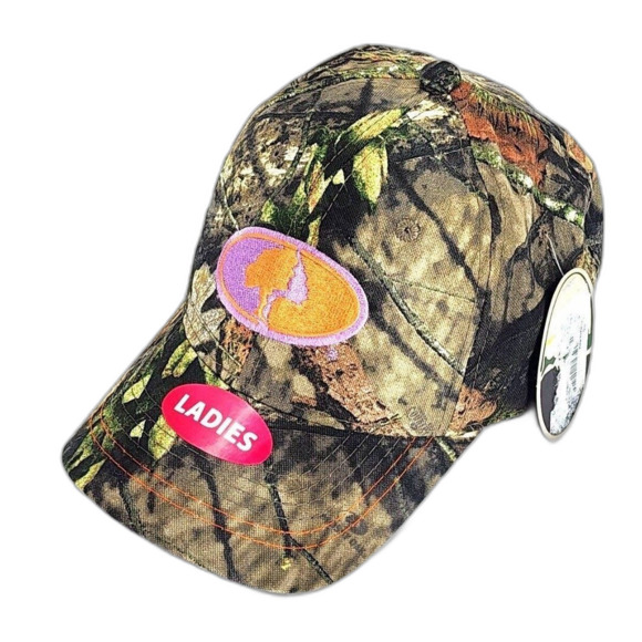 Ladies Hat, Mossy Oak Baseball Cap, Camo, Women's Trucker Hat, Camouflage - Picture 1 of 9